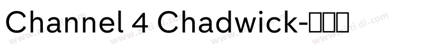 Channel 4 Chadwick字体转换